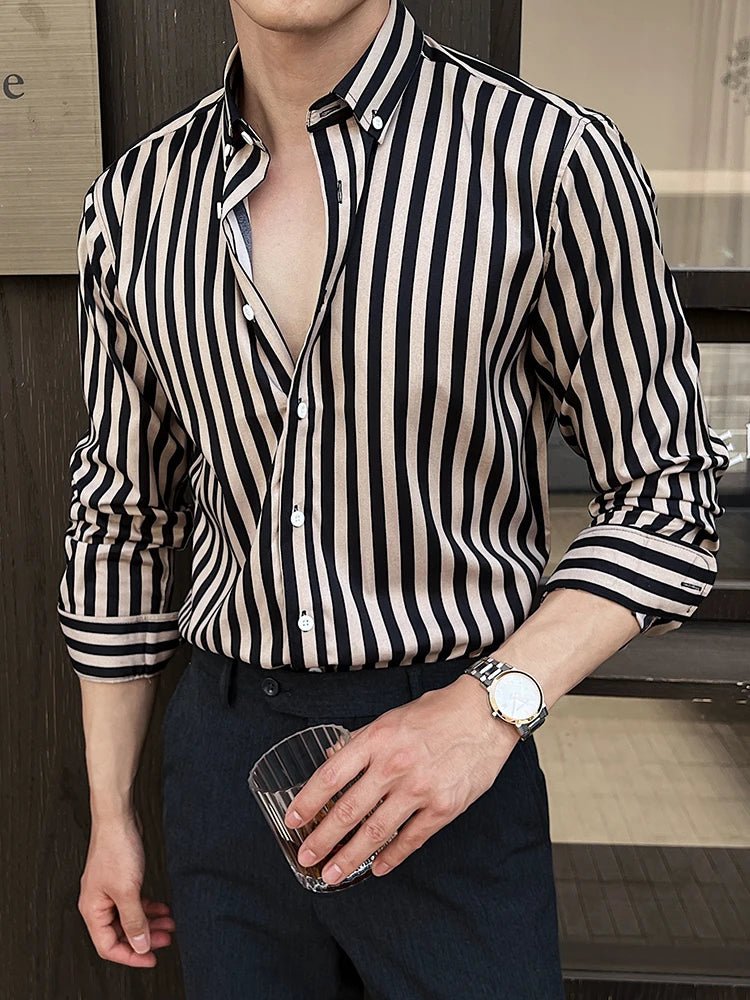 Striped business elegant shirt - Antonios