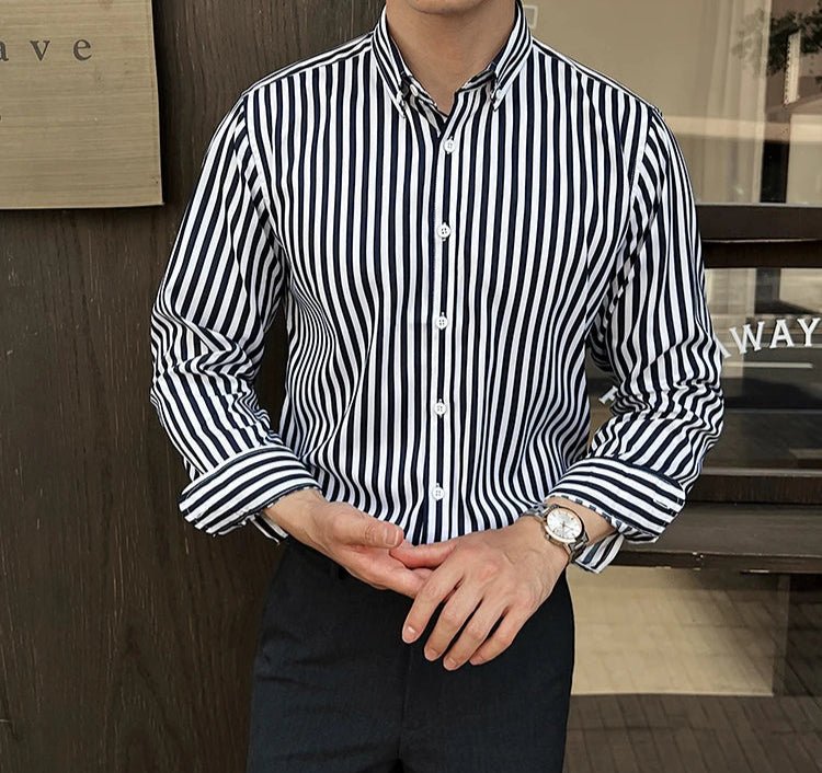 Striped business elegant shirt - Antonios