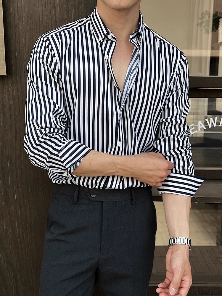 Striped business elegant shirt - Antonios
