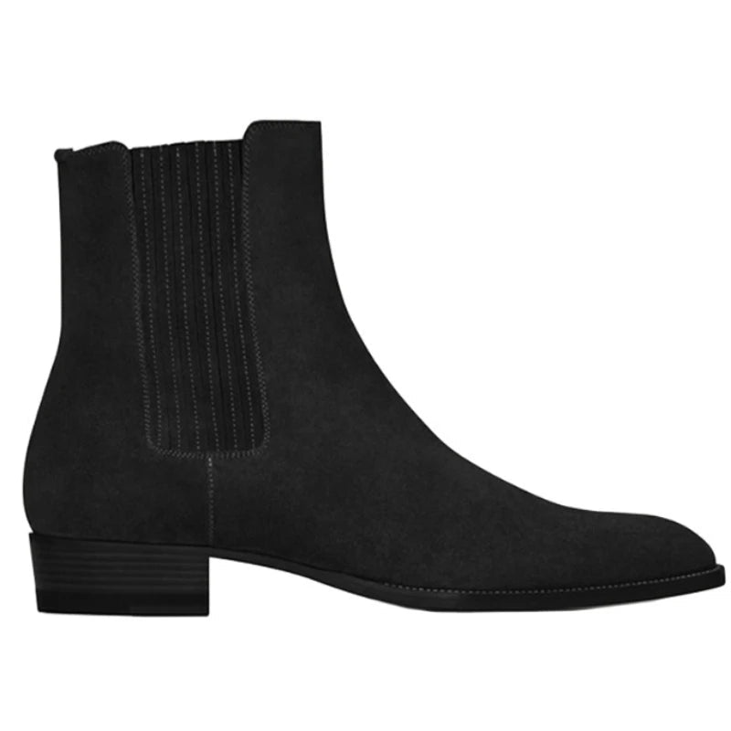 Suede chelsea boots with heel - Antonios