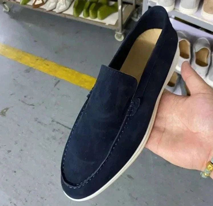 Suede elegant loafers - Antonios