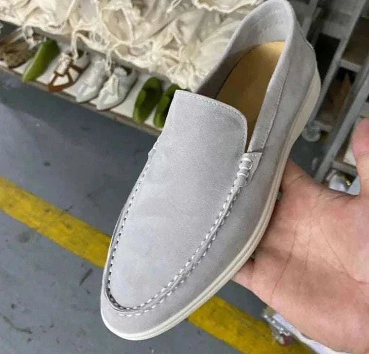 Suede elegant loafers - Antonios