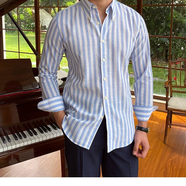 Summer Formal Striped Shirt - Antonios