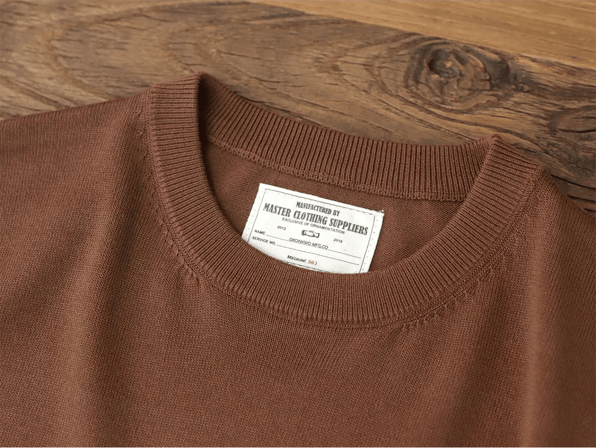 Summer knitted short - sleeved retro t-shirt - Antonios