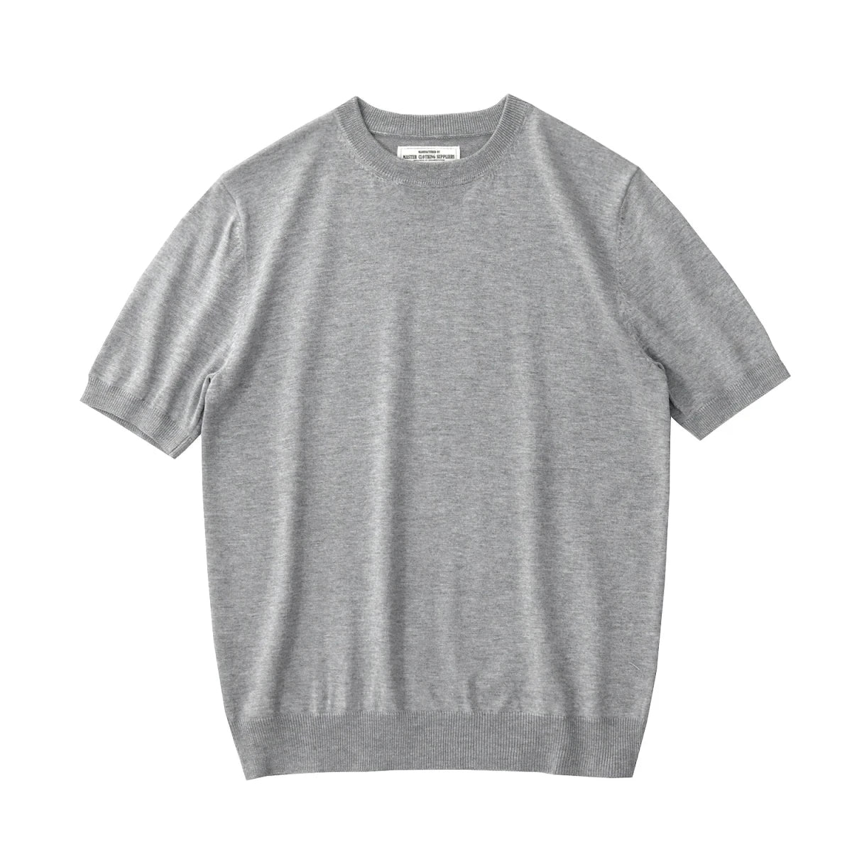 Summer knitted short - sleeved retro t-shirt - Antonios