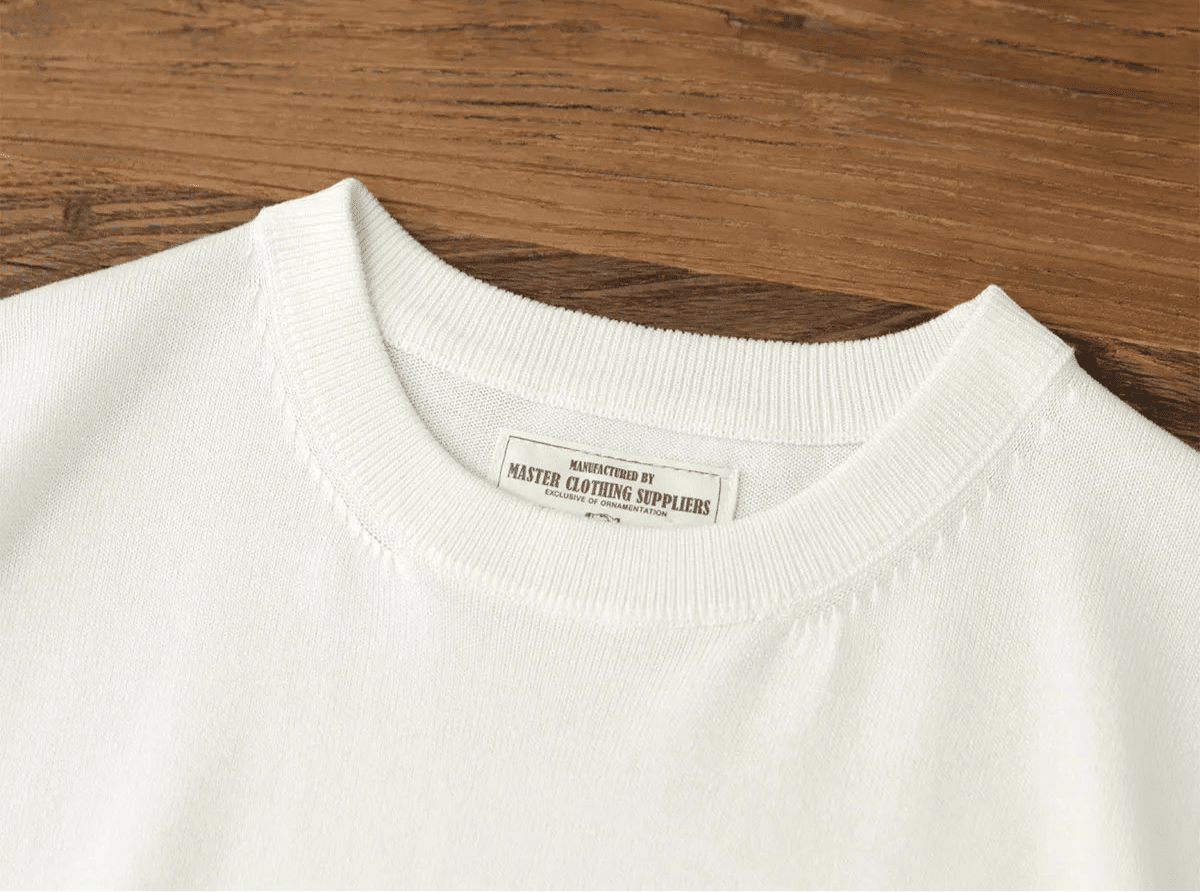 Summer knitted short - sleeved retro t-shirt - Antonios