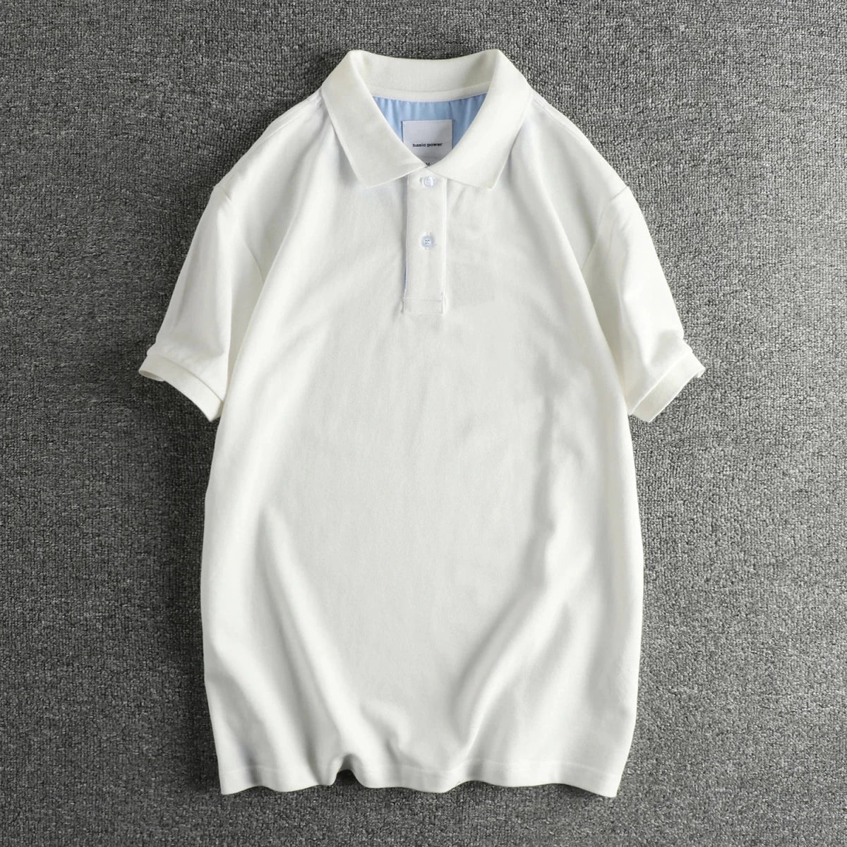 Summer lapel short - sleeved cotton t-shirt - Antonios