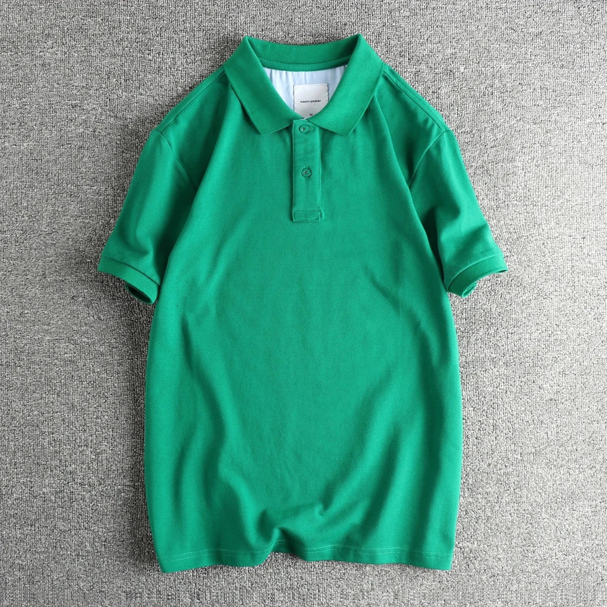 Summer lapel short - sleeved cotton t-shirt - Antonios