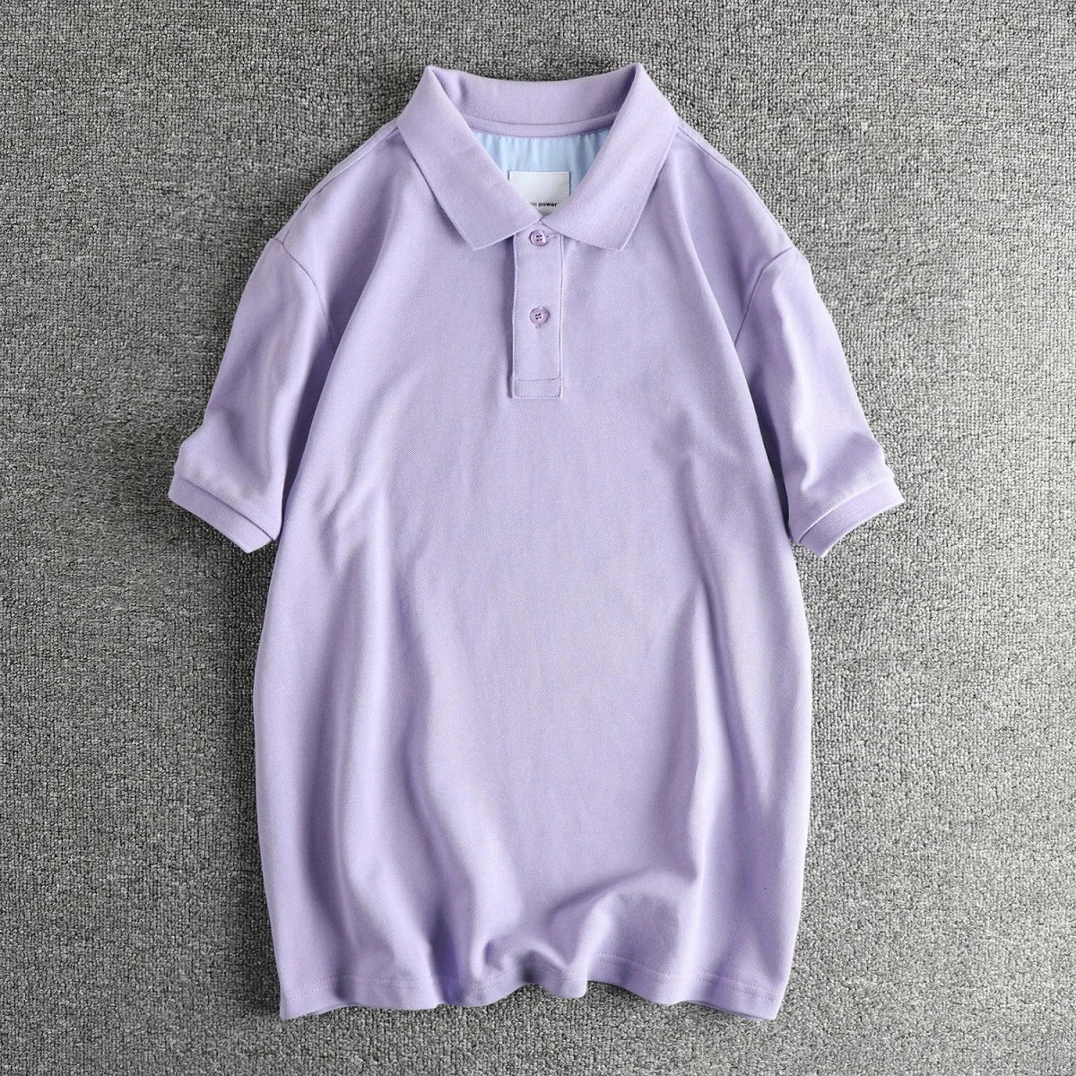 Summer lapel short - sleeved cotton t-shirt - Antonios