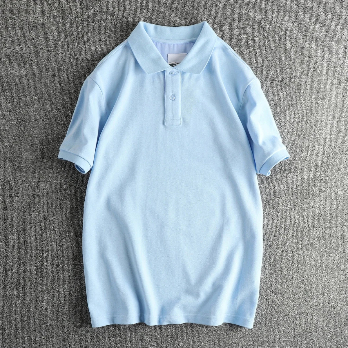 Summer lapel short - sleeved cotton t-shirt - Antonios