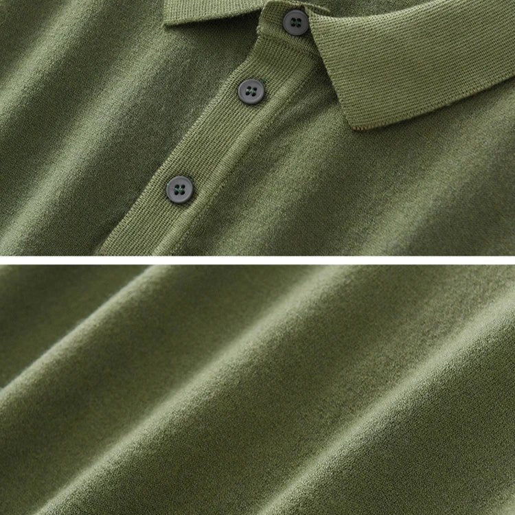 Summer merino wool polo t-shirt - Antonios