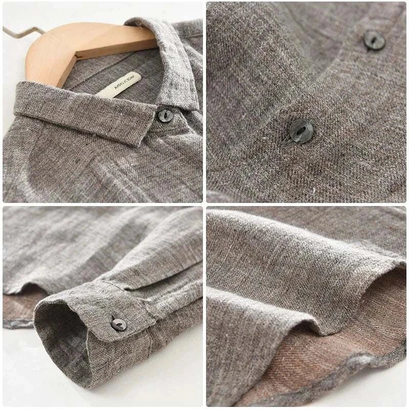 Summer pure linen shirt - Antonios