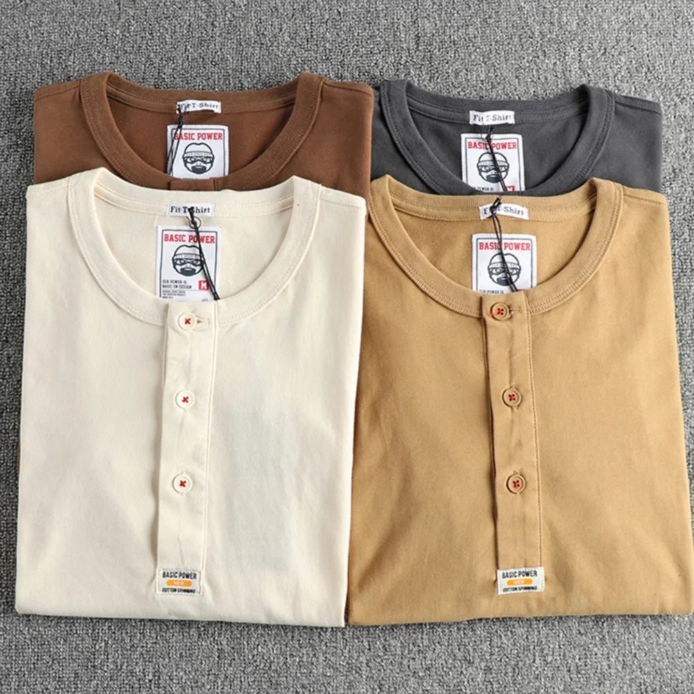 Summer retro cotton t-shirt - Antonios