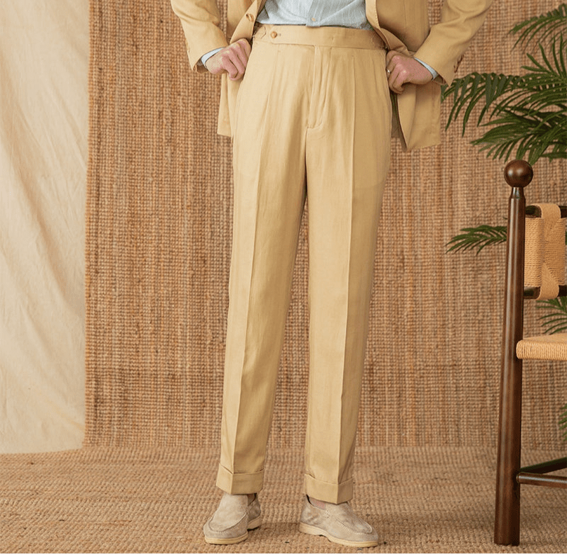 Summer straight fit elegant trousers - Antonios