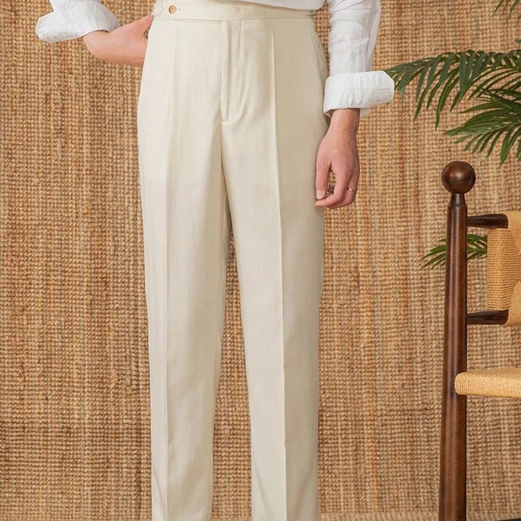 Summer straight fit elegant trousers - Antonios