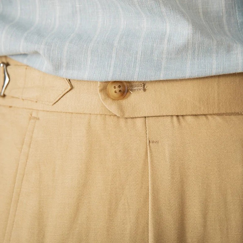 Summer straight fit elegant trousers - Antonios