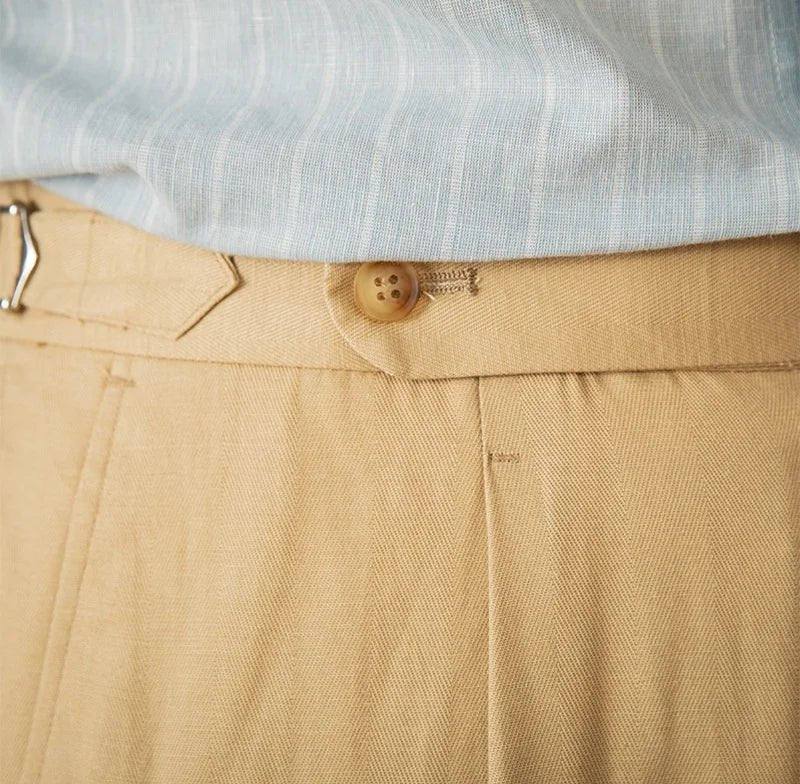 Summer straight fit elegant trousers - Antonios