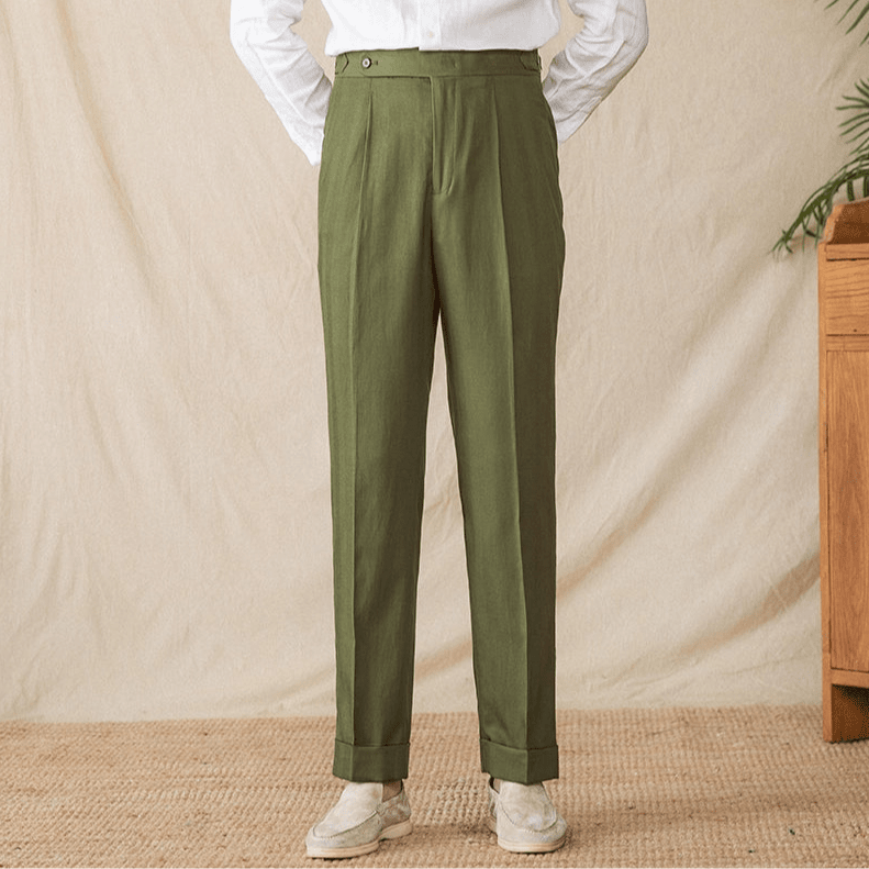 Summer straight fit elegant trousers - Antonios
