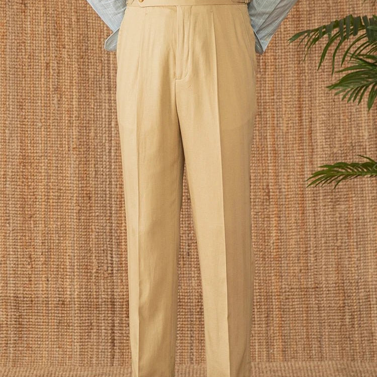 Summer straight fit elegant trousers - Antonios