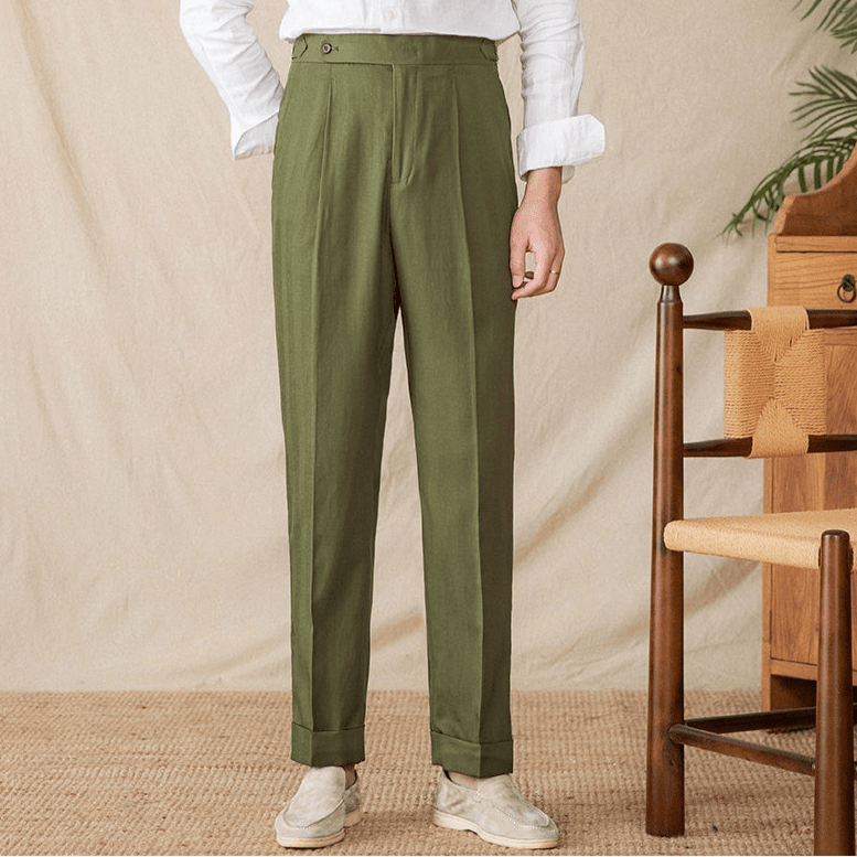 Summer straight fit elegant trousers - Antonios