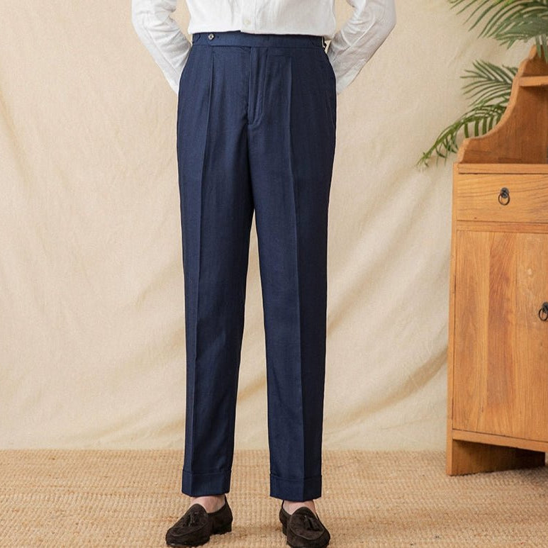 Summer straight fit elegant trousers - Antonios