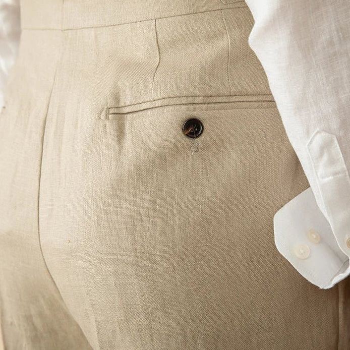 Summer straight fit lightweight trousers - Antonios