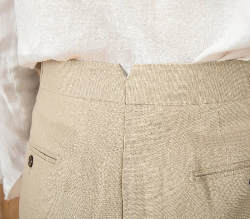 Summer straight fit lightweight trousers - Antonios