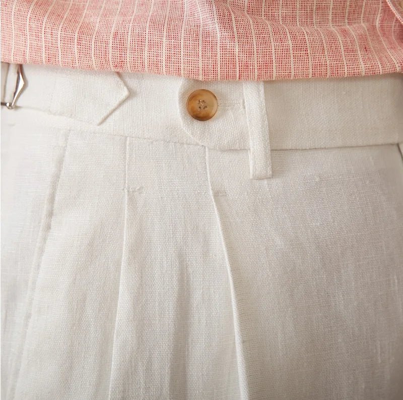 Summer straight fit lightweight trousers - Antonios