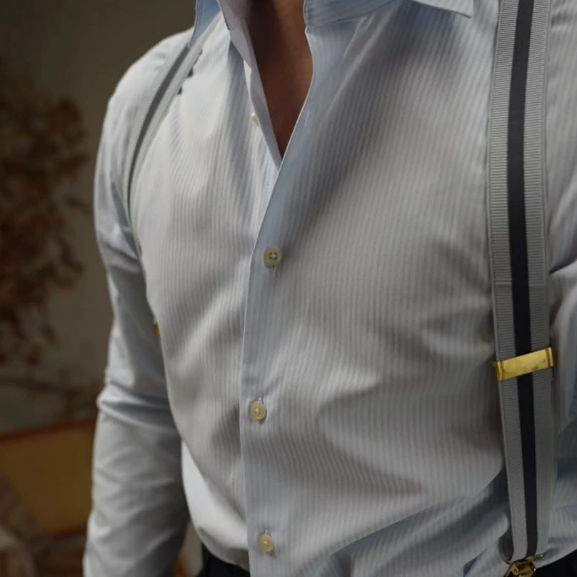 Tailored lapel shirt office and party ready - Antonios