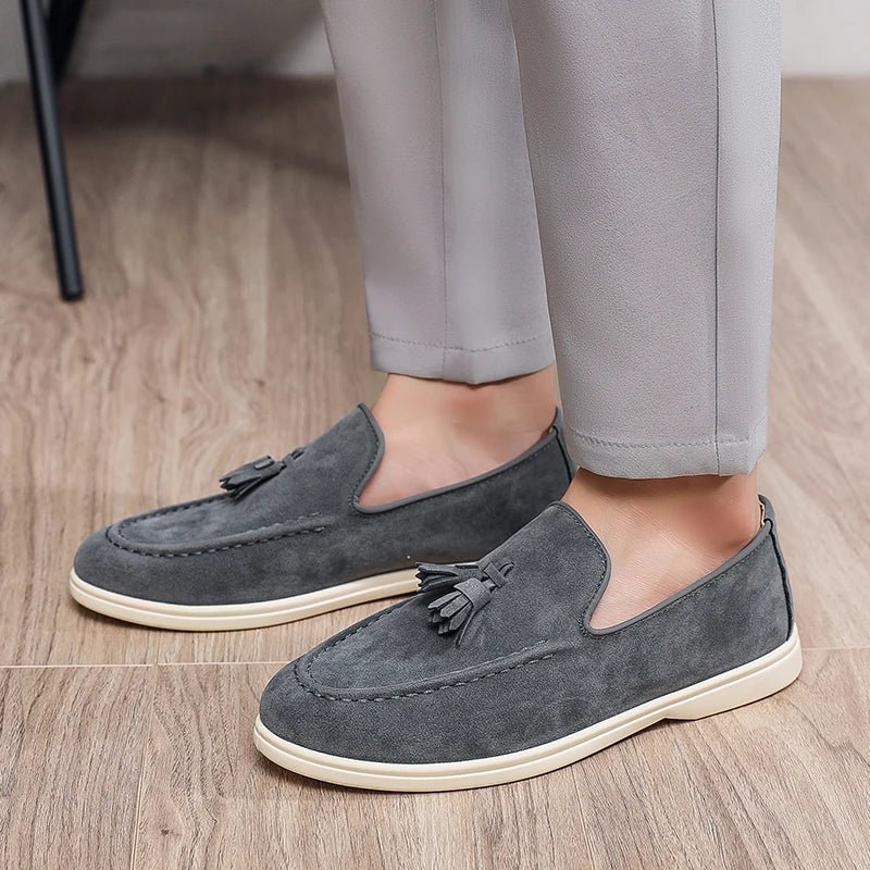 Tasseled suede driving moccasin - Antonios