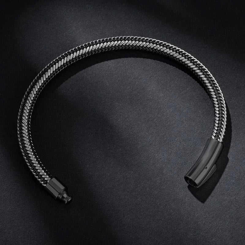 Thin wire stainless steel bracelet - Antonios