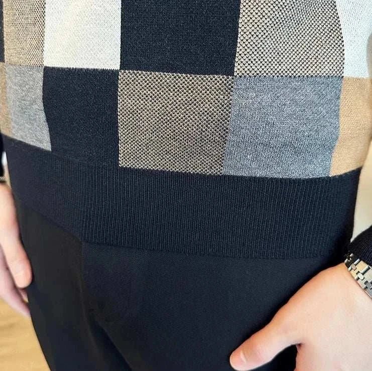 Tone two color sweater - Antonios