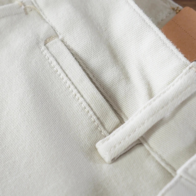 Twill casual simple pants - Antonios