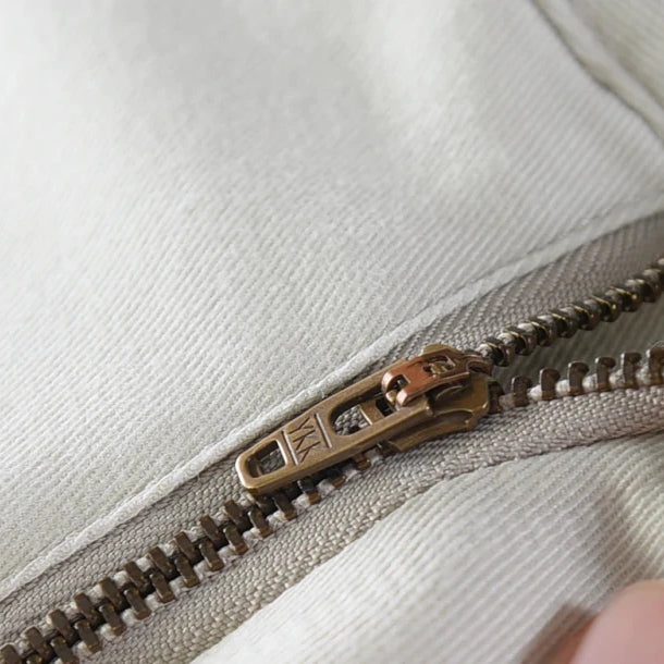 Twill casual simple pants - Antonios