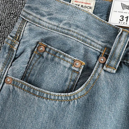 Vintage blue straight jeans - Antonios