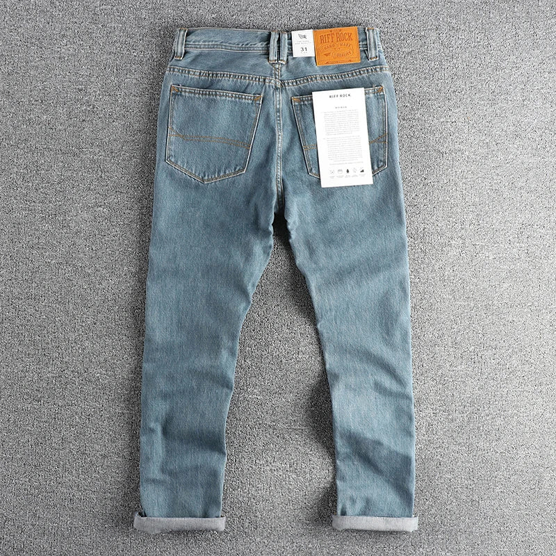 Vintage blue straight jeans - Antonios
