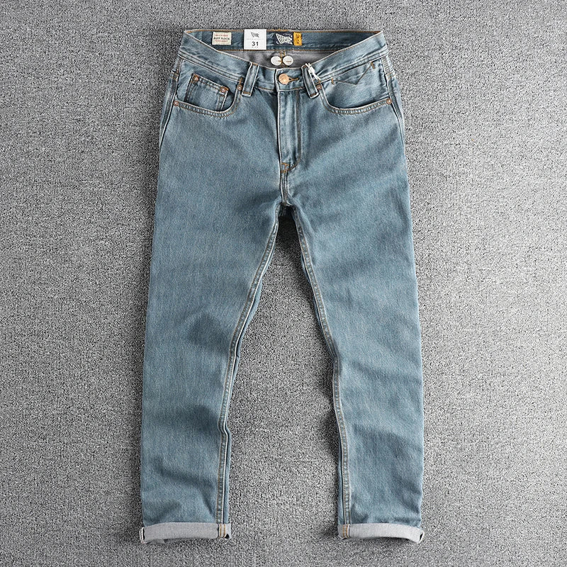 Vintage blue straight jeans - Antonios