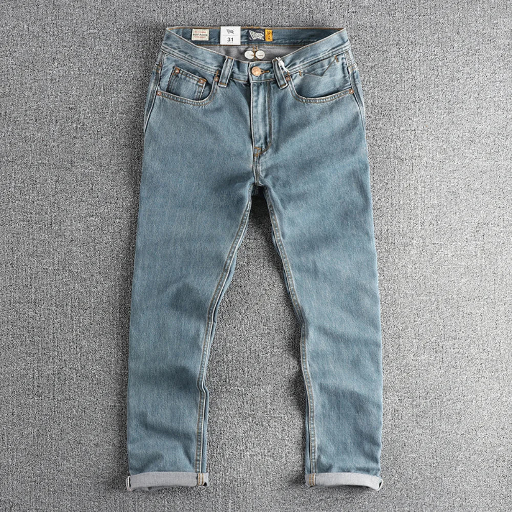 Vintage blue straight jeans - Antonios