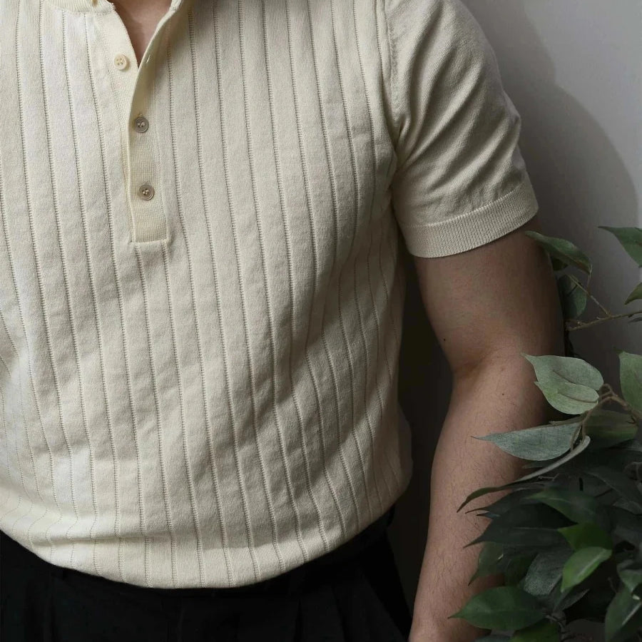 Vintage business cotton summer t-shirt - Antonios