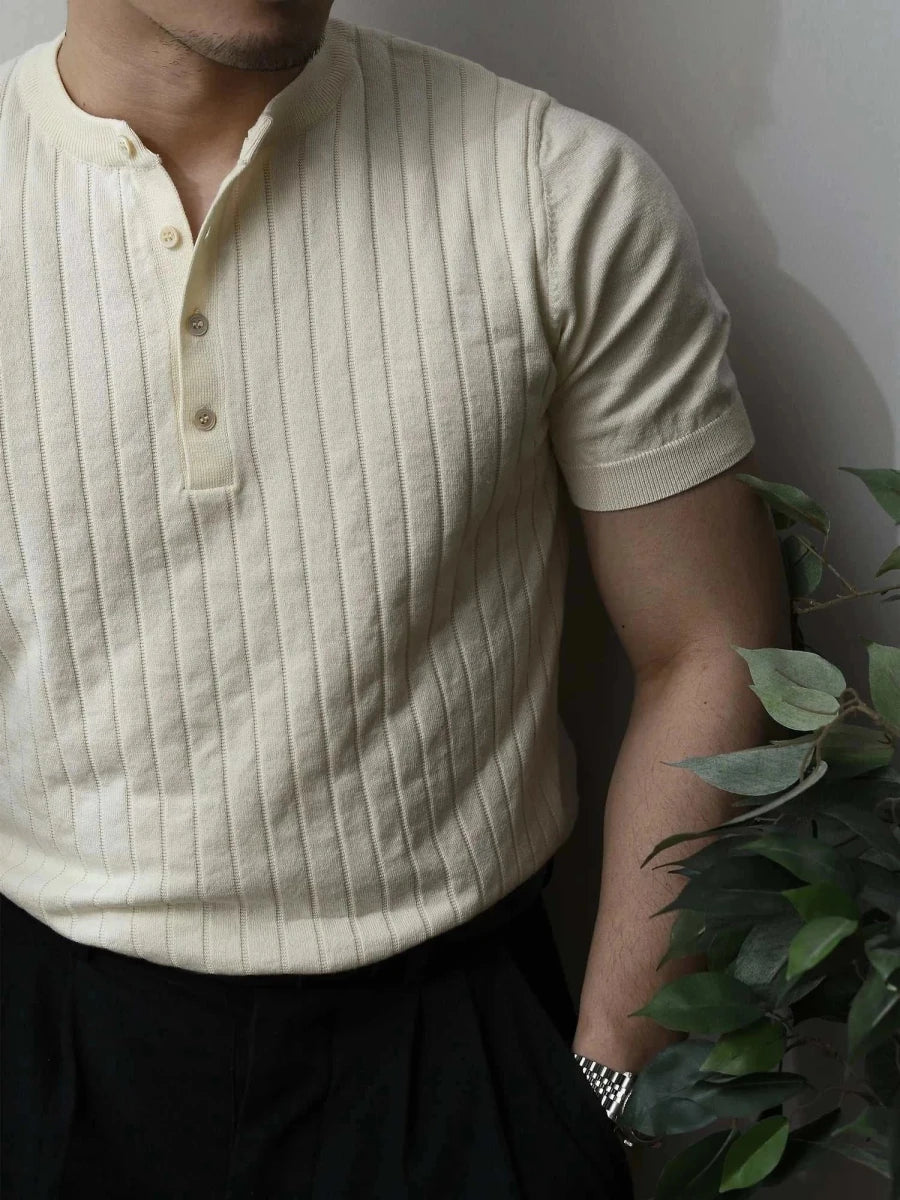 Vintage business cotton summer t-shirt - Antonios