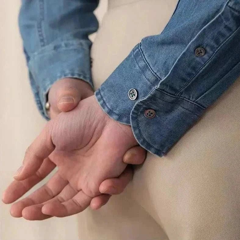 Vintage casual long sleeve shirt - Antonios