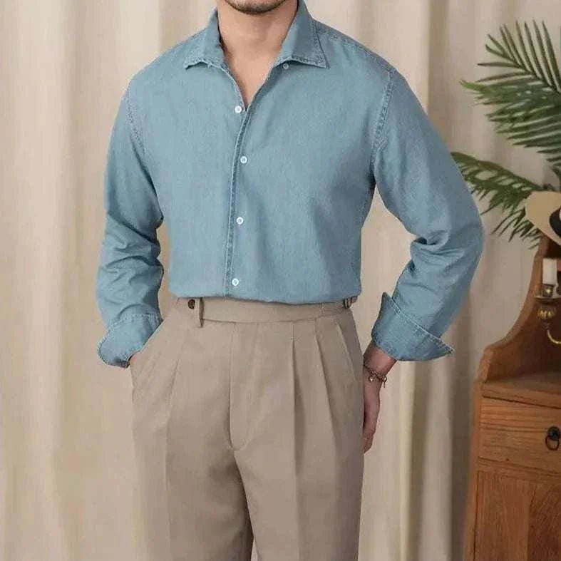 Vintage casual long sleeve shirt - Antonios