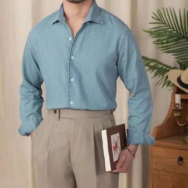 Vintage casual long sleeve shirt - Antonios