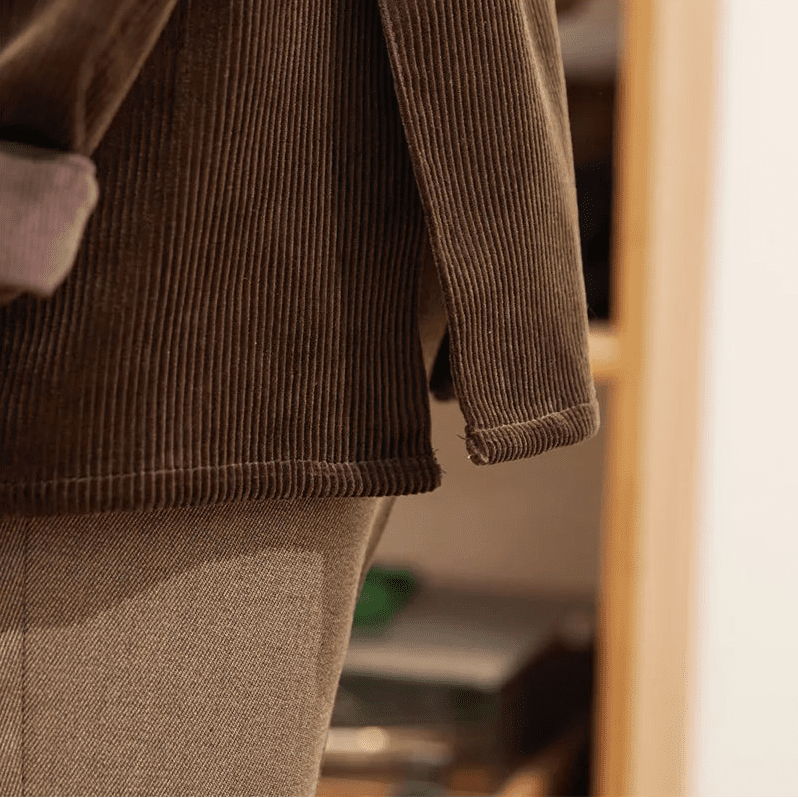 Vintage corduroy trench jacket - Antonios