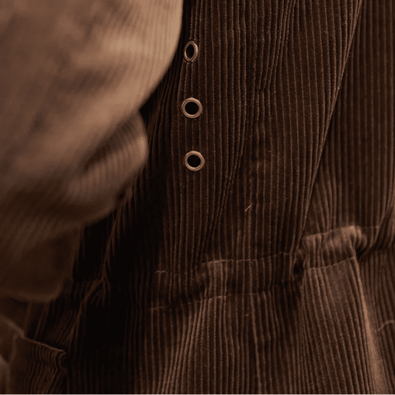 Vintage corduroy trench jacket - Antonios