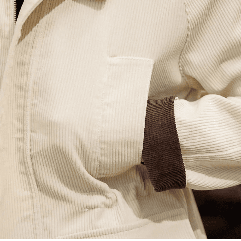 Vintage corduroy trench jacket - Antonios