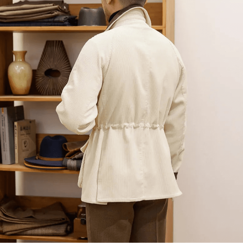 Vintage corduroy trench jacket - Antonios