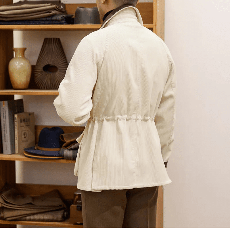 Vintage corduroy trench jacket - Antonios