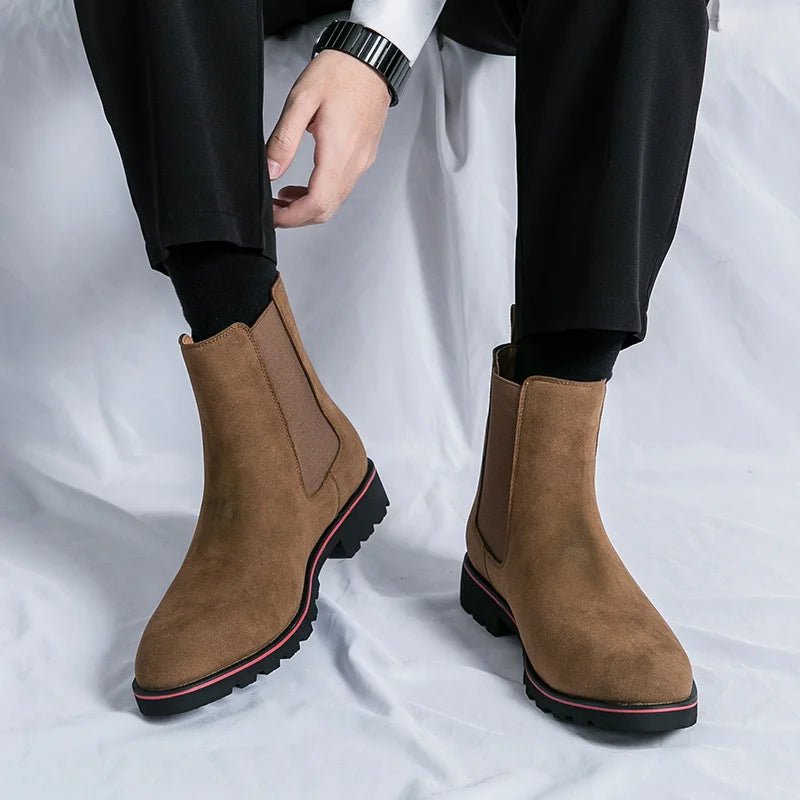 Vintage suede chelsea boots - Antonios