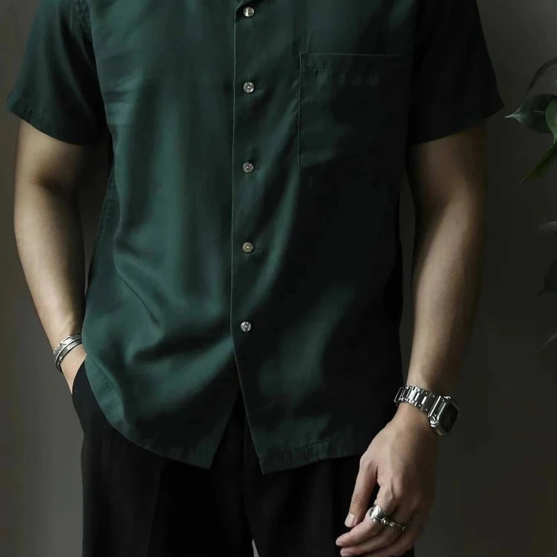 Vintage tencel beach summer shirt - Antonios